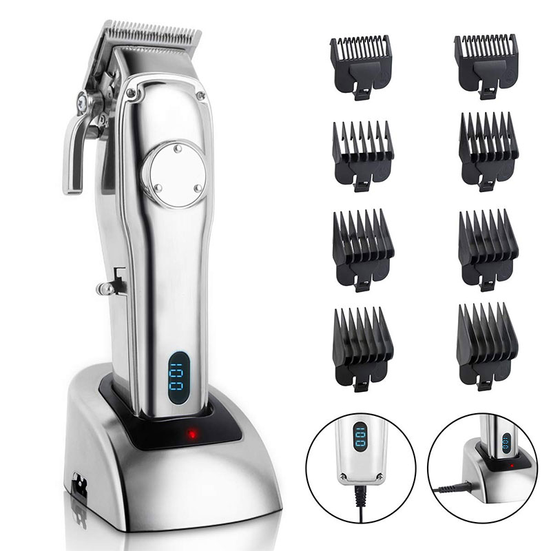 Släppande stil och precision: Barberhårklipparen med stativ